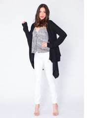 Perilous Cardigan – Black Marl