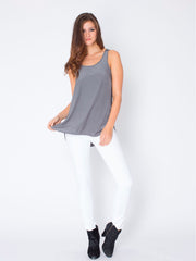 Silk Tank – Graphite