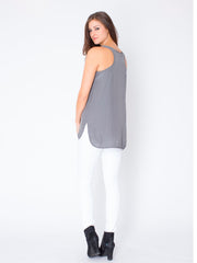 Silk Tank – Graphite