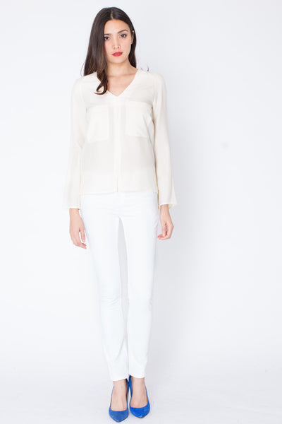 Ivory Blouse Cupro