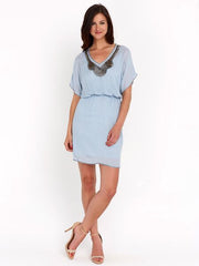 Blue Cover Up Dress by Deby Debo