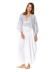 Gauze Embroided Kaftan by Mara Hoffman