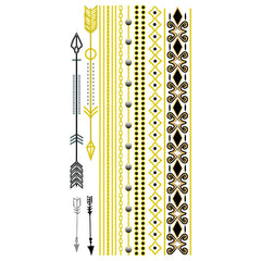 Arielle Gold Transfer Tattoos