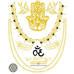 Arielle Gold Transfer Tattoos