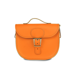 The Half Pint Satchel in Burnt Orange by Brit Stitch