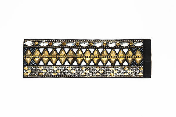 Crystal Surrounded Pyramids Cuff