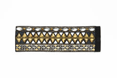 Crystal Surrounded Pyramids Cuff