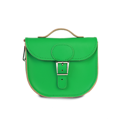 The Half Pint Satchel in Emerald Green