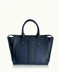 Navy Gates Satchel