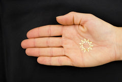 Gold / Glow in the Dark Isabelle Transfer Tattoos