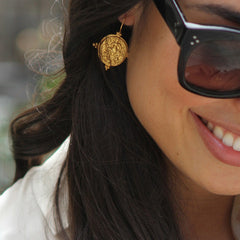 Quatro Coin Earring by Julie Vos 