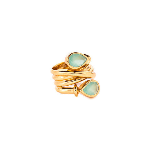 Tatiana Ring by Julie Vos- Aqua