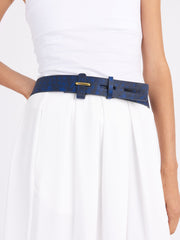 Navy Lavina Belt