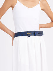 Navy Lavina Belt