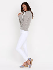 Pearl Shoulder Sweater