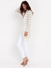 Long Stripe Cardigan