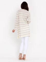 Long Stripe Cardigan