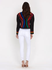 1980s Suede circus jacket by Jean Muir