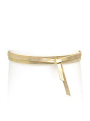 Skinny Wrap Belt by ADA- Gold