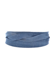 Blue Python Wrap Belt