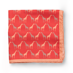 Giraffe Silk Hankie