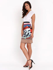 Ink Strokes Shirt Dress by Clover Canyon