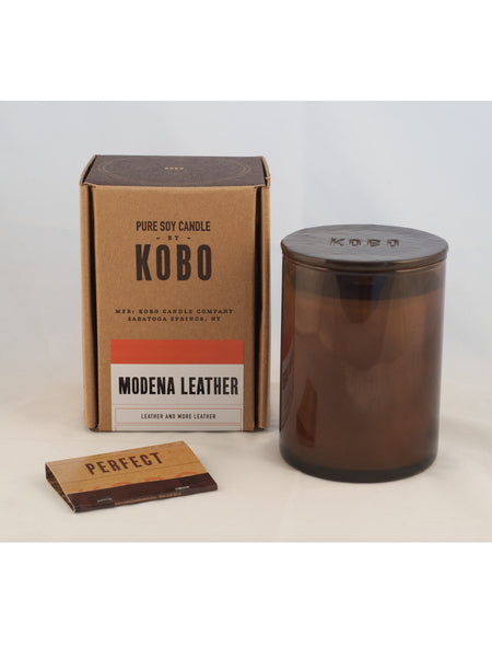 Modena Leather Kobo candle