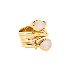 Tatiana Ring by Julie Vos- Moonstone